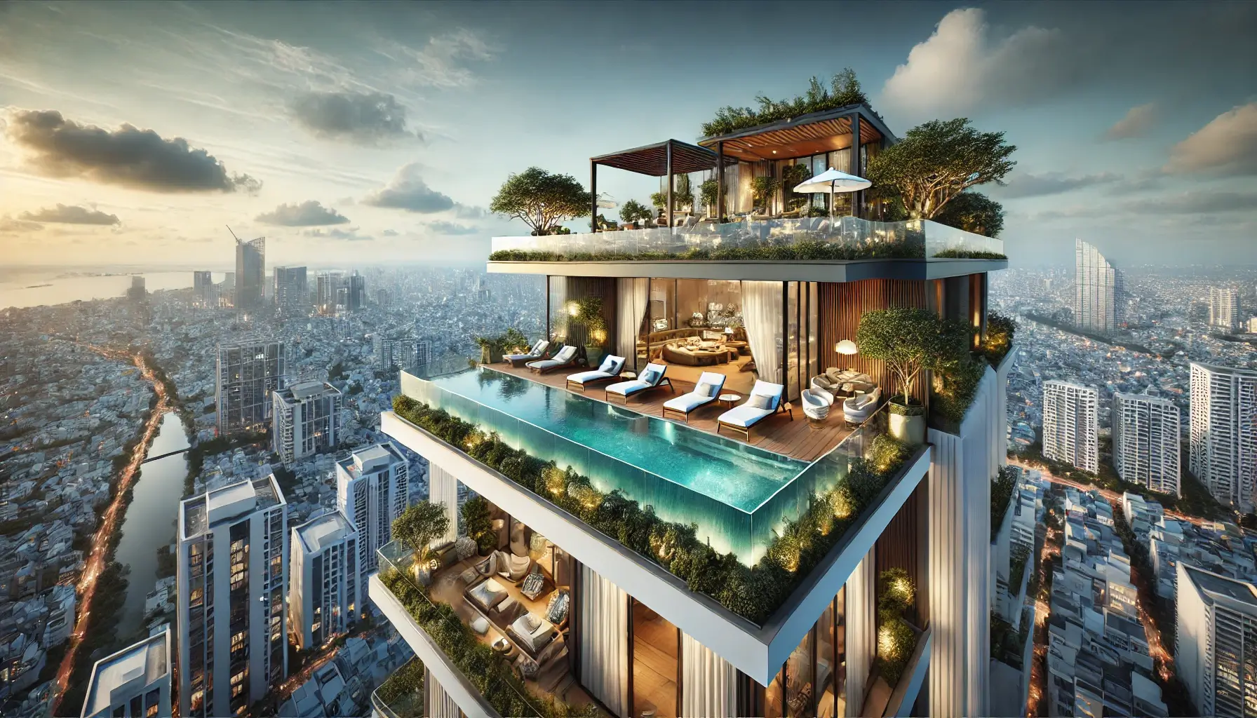 Sky Villas with breathtaking panoramic views