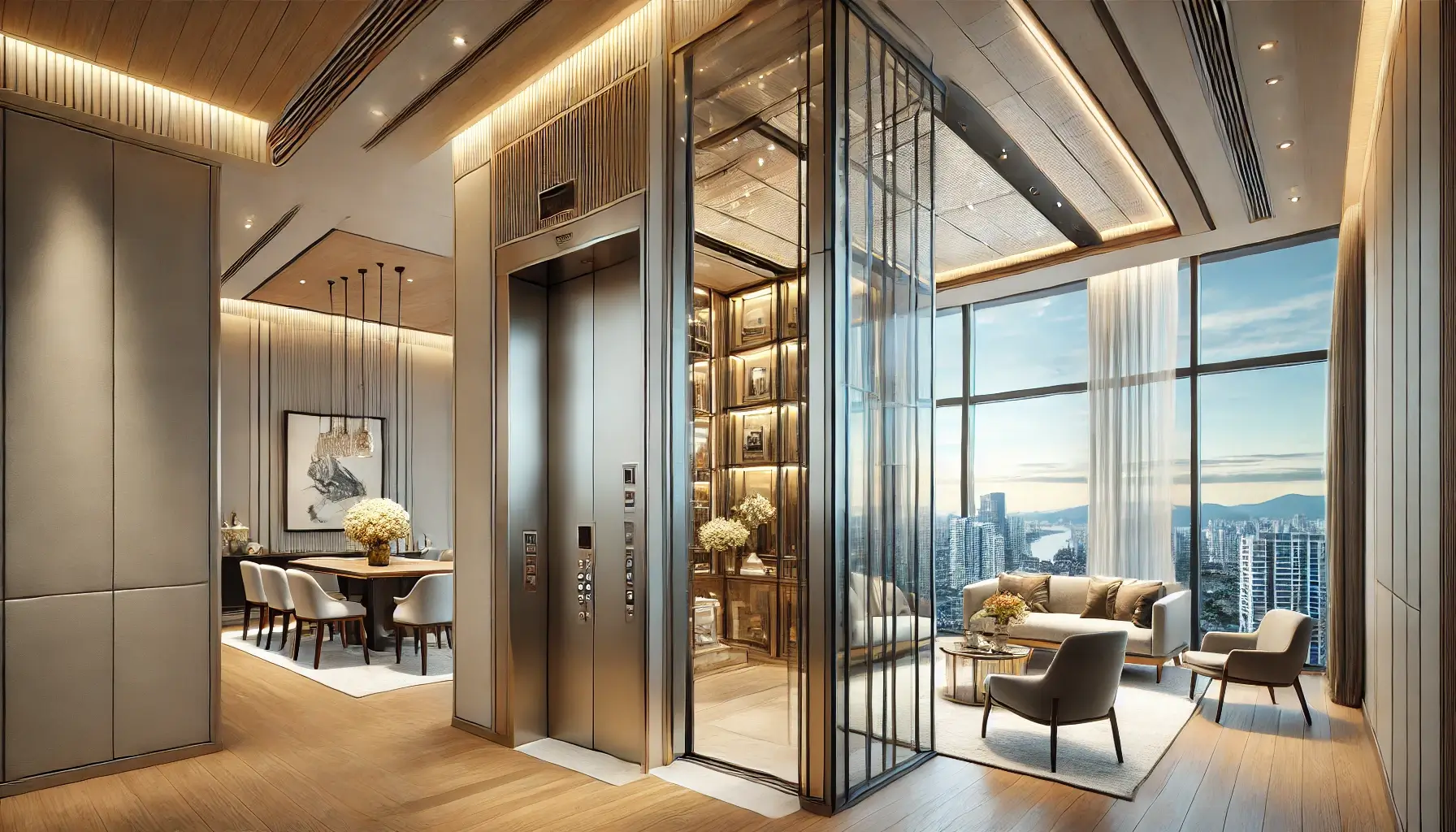 Luxury private elevator apartment by MIK developer