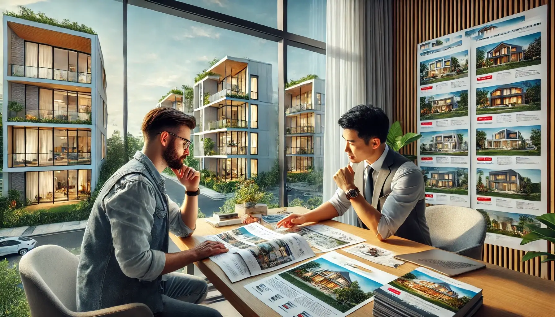 một người nước ngoài đang xem xét mua căn hộ tại vinhomes cổ loa