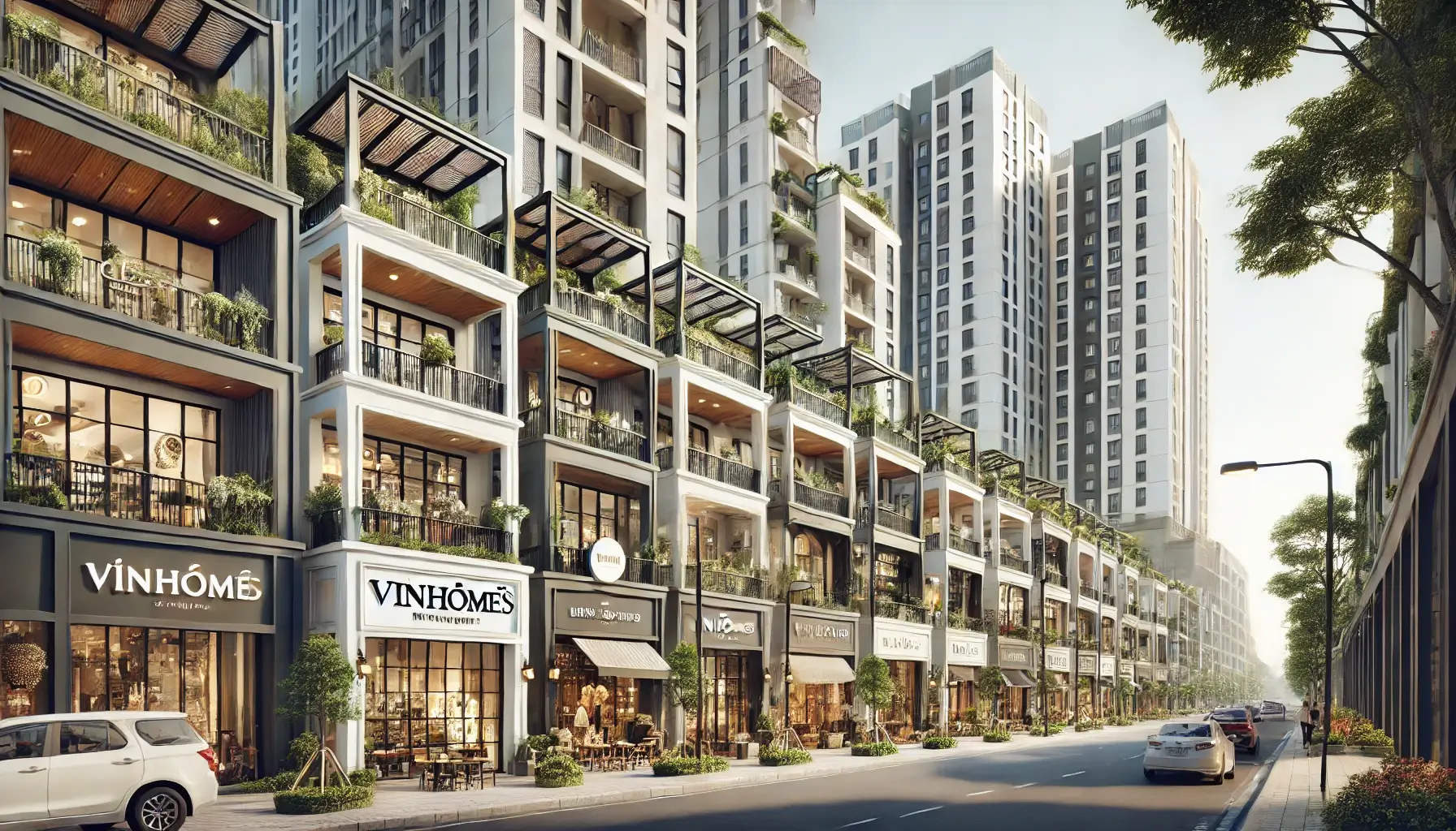 shop chân đế chung cư vinhomes